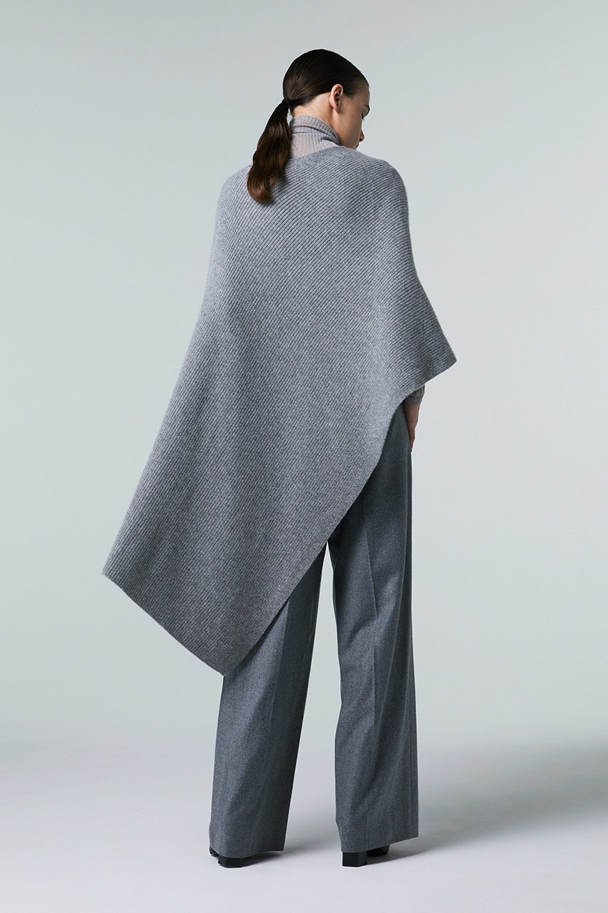 【オーヴィル/EAUVIRE】のアシンメトリーケープ 人気、トレンドファッション・服の通販 founy(ファニー) 　ファッション　Fashion　レディースファッション　Fashion for Women　ストール　Soft & Warm Scarves　マフラー・スヌード / 冬小物の定番　Scarves & Mufflers　アシンメトリー　Asymmetrical Style　イタリア　Italy　カッティング　Cutting Detail　ストール　Stole, Wrap　ドレープ　Drape, Draping Fabric　マフラー　Scarf, Muffler　ミドル　Middle Length, Mid Height　モダン　Modern, Contemporary　畦　Ribbed Knit　防寒　Cold Protection, Winter-Ready　other-8|ID: prp329100004239592 ipo3291000000032815298