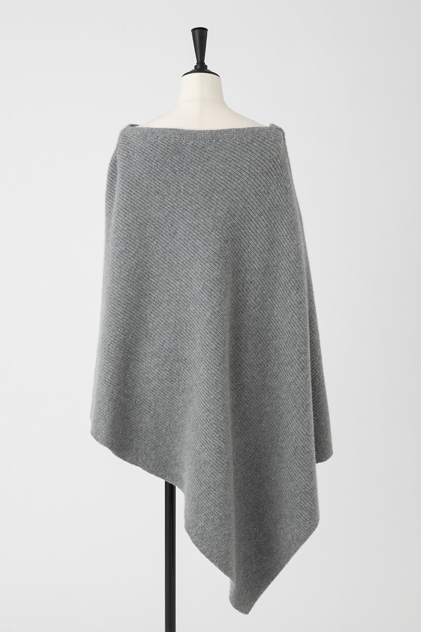 【オーヴィル/EAUVIRE】のアシンメトリーケープ 人気、トレンドファッション・服の通販 founy(ファニー) ファッション Fashion レディースファッション Fashion for Women ストール Soft & Warm Scarves マフラー・スヌード / 冬小物の定番 Scarves & Mufflers アシンメトリー Asymmetrical Style イタリア Italy カッティング Cutting Detail ストール Stole, Wrap ドレープ Drape, Draping Fabric マフラー Scarf, Muffler ミドル Middle Length, Mid Height モダン Modern, Contemporary 畦 Ribbed Knit other-3|ID: prp329100004239592 ipo3291000000034307391