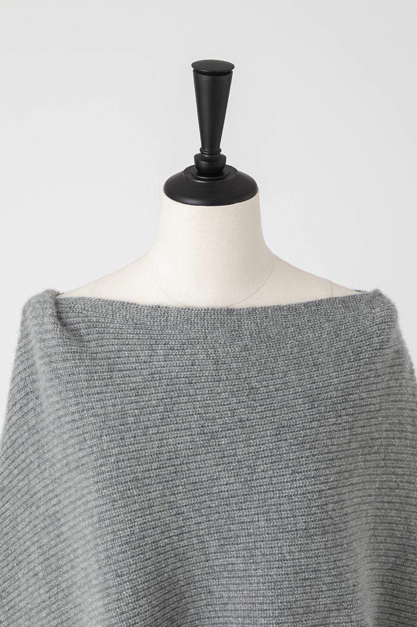 【オーヴィル/EAUVIRE】のアシンメトリーケープ 人気、トレンドファッション・服の通販 founy(ファニー) ファッション Fashion レディースファッション Fashion for Women ストール Soft & Warm Scarves マフラー・スヌード / 冬小物の定番 Scarves & Mufflers アシンメトリー Asymmetrical Style イタリア Italy カッティング Cutting Detail ストール Stole, Wrap ドレープ Drape, Draping Fabric マフラー Scarf, Muffler ミドル Middle Length, Mid Height モダン Modern, Contemporary 畦 Ribbed Knit other-4|ID: prp329100004239592 ipo3291000000034307392