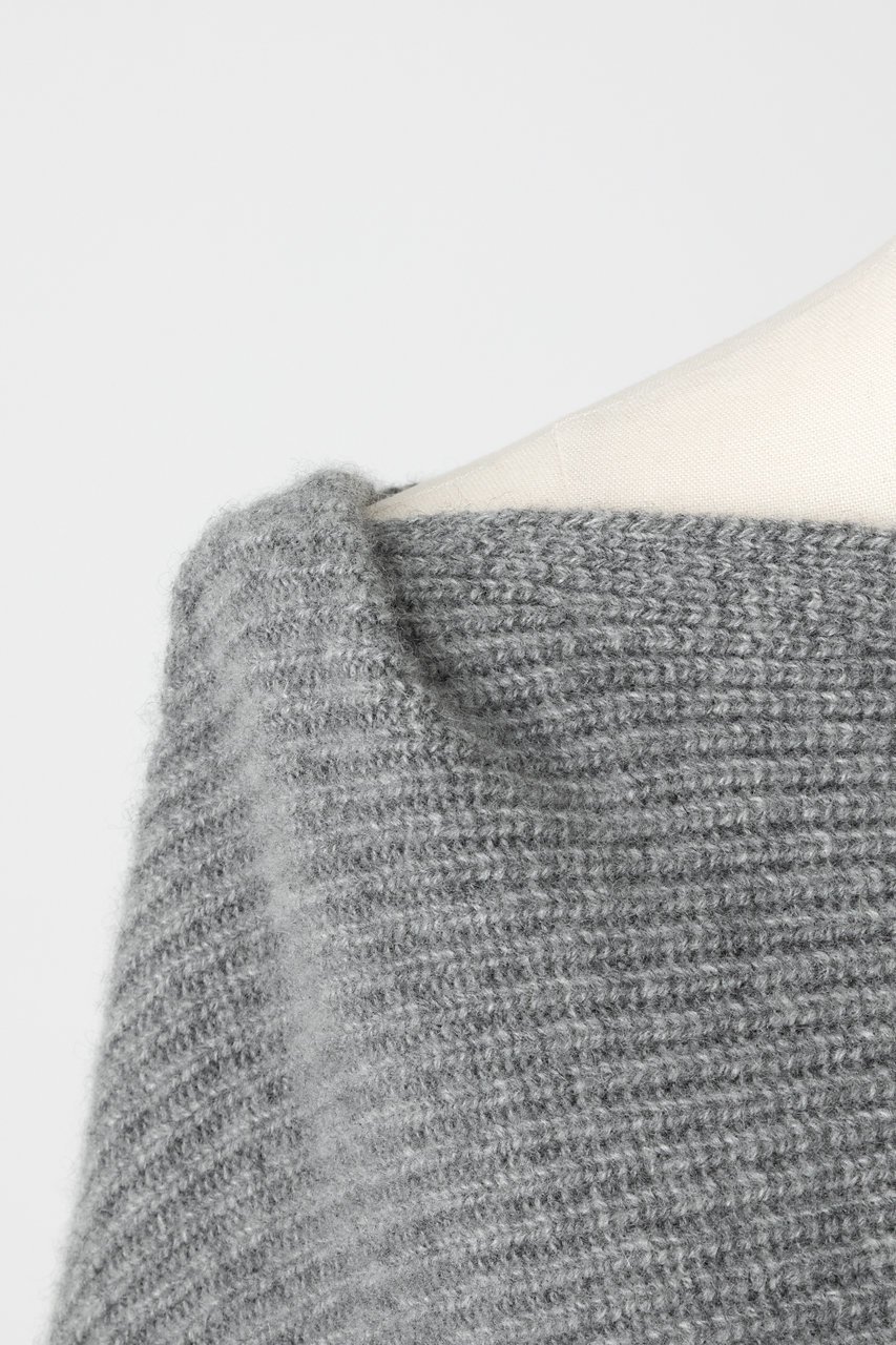 【オーヴィル/EAUVIRE】のアシンメトリーケープ 人気、トレンドファッション・服の通販 founy(ファニー) ファッション Fashion レディースファッション Fashion for Women ストール Soft & Warm Scarves マフラー・スヌード / 冬小物の定番 Scarves & Mufflers アシンメトリー Asymmetrical Style イタリア Italy カッティング Cutting Detail ストール Stole, Wrap ドレープ Drape, Draping Fabric マフラー Scarf, Muffler ミドル Middle Length, Mid Height モダン Modern, Contemporary 畦 Ribbed Knit other-5|ID: prp329100004239592 ipo3291000000034307393