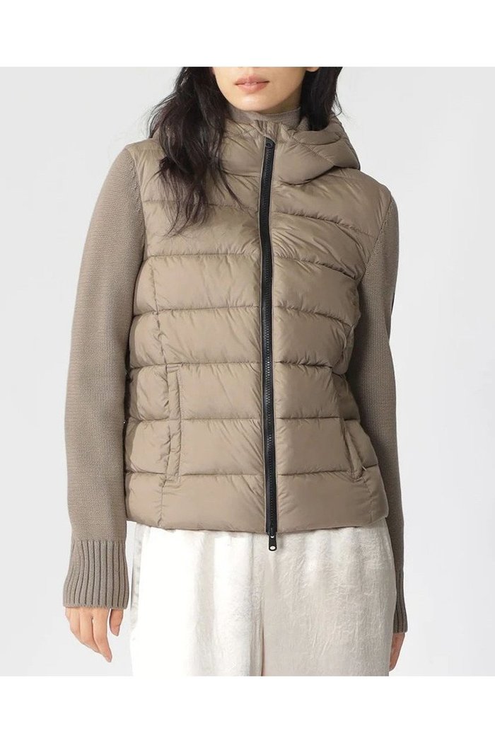 【エコアルフ/ECOALF】のDENALIニットコンビアウター/DENALI KNIT WOMAN インテリア・キッズ・メンズ・レディースファッション・服の通販 founy(ファニー) https://founy.com/ ファッション Fashion レディースファッション WOMEN アウター Coat Outerwear コート Coats インナー Inner ショート Short ジップ Zip ジャケット Jacket フィット Fit ブロッキング Blocking ポケット Pocket |ID: prp329100004239595 ipo3291000000029397548