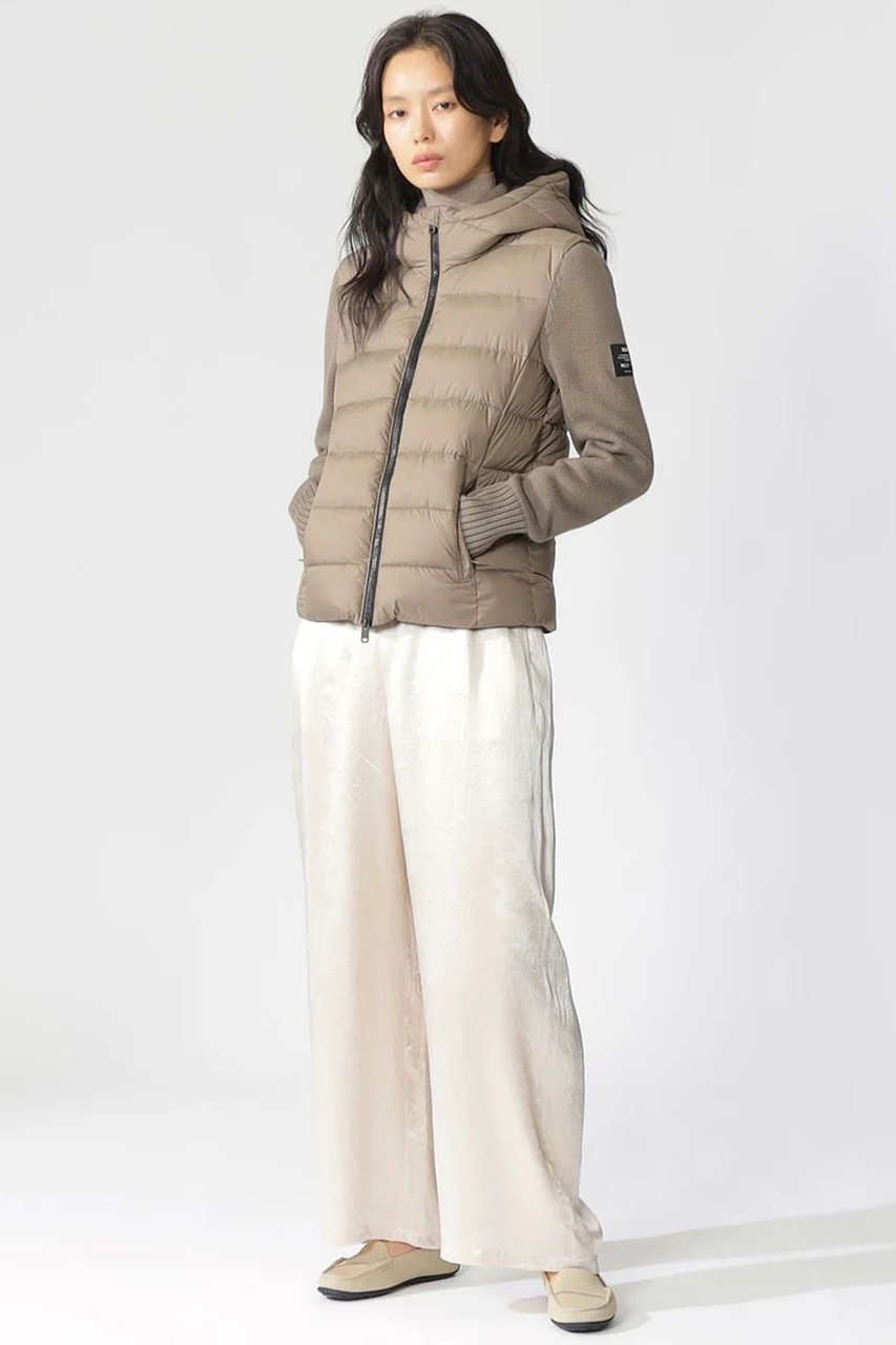 【エコアルフ/ECOALF】のDENALIニットコンビアウター/DENALI KNIT WOMAN 人気、トレンドファッション・服の通販 founy(ファニー) 　ファッション　Fashion　レディースファッション　Fashion for Women　アウター　Coat / Outerwear Collection　コート・ロングコート・ピーコート　Long Coats, Peacoats & More　インナー　Innerwear　ショート　Short, Short Length　ジップ　Zip, Zipper　ジャケット　Jacket, Outerwear　フィット　Fit, Slim Fit　ブロッキング　Color Blocking, Panel Design　ポケット　Pocket, Pocket Detail　other-3|ID: prp329100004239595 ipo3291000000032940345