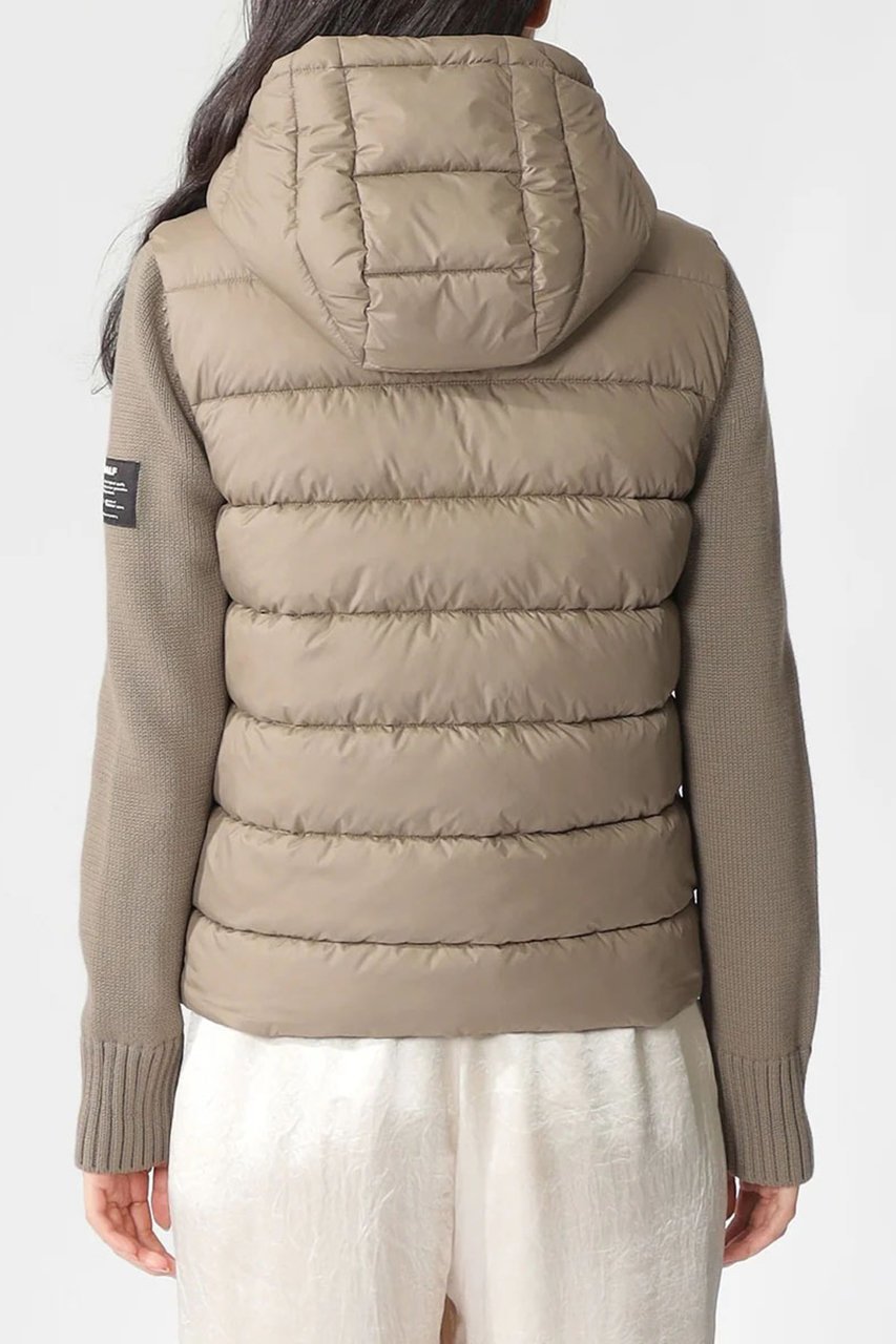 【エコアルフ/ECOALF】のDENALIニットコンビアウター/DENALI KNIT WOMAN 人気、トレンドファッション・服の通販 founy(ファニー) 　ファッション　Fashion　レディースファッション　Fashion for Women　アウター　Coat / Outerwear Collection　コート・ロングコート・ピーコート　Long Coats, Peacoats & More　インナー　Innerwear　ショート　Short, Short Length　ジップ　Zip, Zipper　ジャケット　Jacket, Outerwear　フィット　Fit, Slim Fit　ブロッキング　Color Blocking, Panel Design　ポケット　Pocket, Pocket Detail　other-6|ID: prp329100004239595 ipo3291000000032940374
