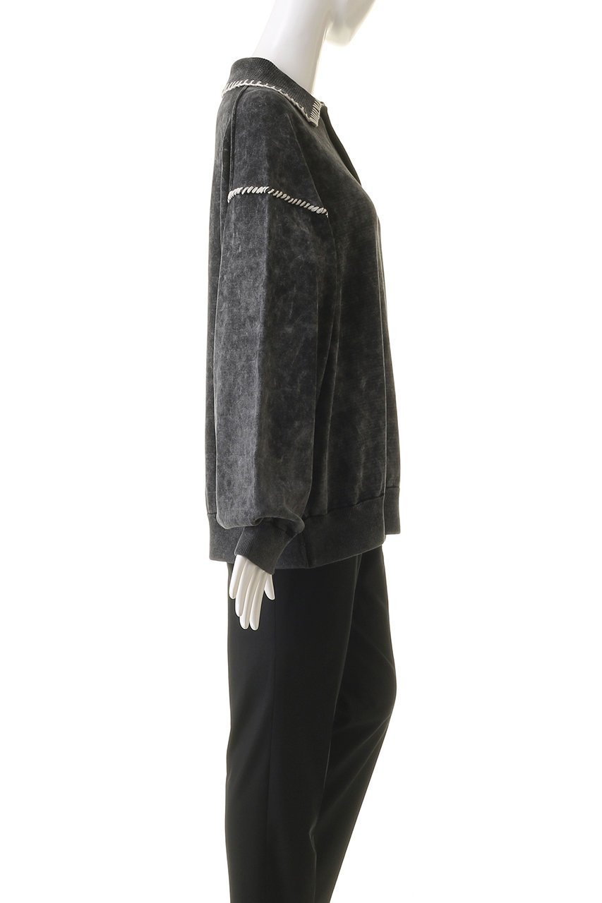 【メゾンスペシャル/MAISON SPECIAL】の【UNISEX】ケミカルオーバーダイエンブロイダリーニットポロ 人気、トレンドファッション・服の通販 founy(ファニー) 　ファッション　Fashion　レディースファッション　Fashion for Women　トップス・カットソー　Cut & Sew Tops　ニット　Knit Tops & Sweaters　シャツ・ブラウス・オフィスカジュアル　Elegant Blouses & Button-Ups　ロングTシャツ・Tシャツ　Longline T-Shirts & Tees　カットソー・ベーシックTシャツ　Cut-and-Sewn Tops / Stretch Tees & Basics　ユニセックス　Unisex, Genderless　スリーブ　Sleeve, Long Sleeve / Short Sleeve　トレンド　Trend, Trending Now　ハンド　Hand, Handmade　ロング　Long, Long-Length　other-3|ID: prp329100004239598 ipo3291000000032894126