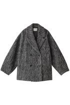 【マノフ/MANOF】のSHAGGY COCOON COAT コート GRAY|ID:prp329100004240652