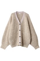 【マノフ/MANOF】のBOUCLE KNIT CARDIGAN ニット IVORY|ID:prp329100004240659