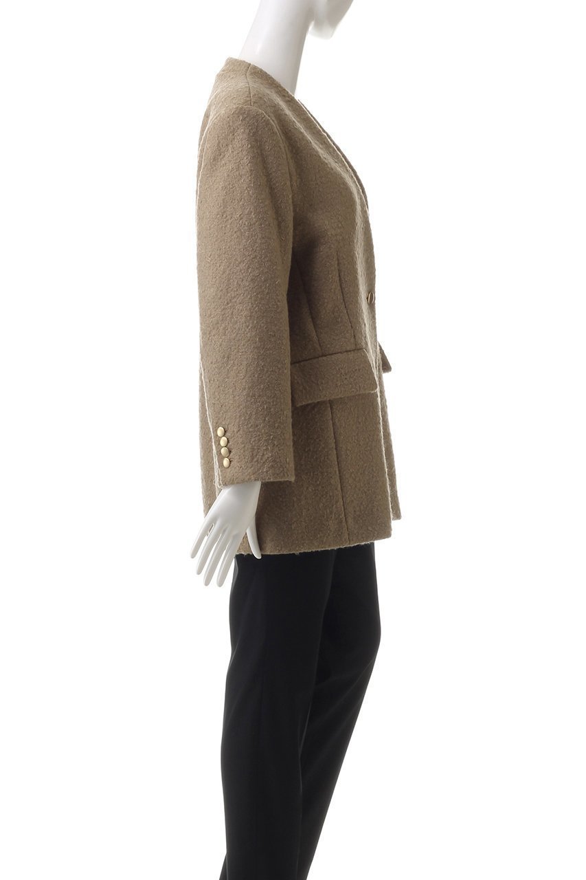 【ガリャルダガランテ/GALLARDAGALANTE】の【HERITANOVUM】モヘヤループノーカラージャケット 人気、トレンドファッション・服の通販 founy(ファニー) 　ファッション　Fashion　レディースファッション　Fashion for Women　アウター　Coat / Outerwear Collection　レディースジャケット・軽アウター　Jackets　ノーカラージャケット / シンプル上品コーデ　Collarless Jackets　クラシカル　Classical, Vintage-Inspired　ジャケット　Jacket, Outerwear　マニッシュ　Mannish, Boyish　メルトン　Melton, Heavy Wool　ループ　Loop, Loop Knit　other-3|ID: prp329100004240663 ipo3291000000032935589