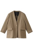【ガリャルダガランテ/GALLARDAGALANTE】の【HERITANOVUM】モヘヤループノーカラージャケット 人気、トレンドファッション・服の通販 founy(ファニー) ファッション Fashion レディースファッション Fashion for Women アウター Coat / Outerwear Collection レディースジャケット・軽アウター Jackets ノーカラージャケット / シンプル上品コーデ Collarless Jackets クラシカル Classical, Vintage-Inspired ジャケット Jacket, Outerwear マニッシュ Mannish, Boyish メルトン Melton, Heavy Wool ループ Loop, Loop Knit |ID:prp329100004240663