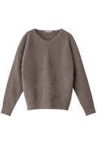【デザイン ワークス/DESIGN WORKS】のファー加工Vネックプルオーバー チャコールグレー|ID: prp329100004240667 ipo3291000000032966520