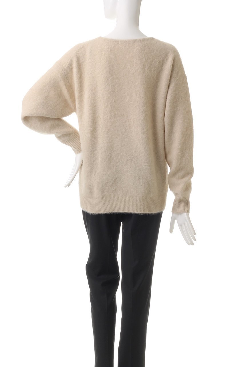 【デザイン ワークス/DESIGN WORKS】のファー加工Vネックプルオーバー 人気、トレンドファッション・服の通販 founy(ファニー) 　ファッション　Fashion　レディースファッション　Fashion for Women　トップス・カットソー　Cut & Sew Tops　ニット　Knit Tops & Sweaters　カジュアルプルオーバー・ニットトップス　Pullovers & Knit Tops / Casual Pullovers　Vネックトップス　V-Neck Tops / V-Cut Neckline Shirts　フォックス　Fox, Fox Fur　ベーシック　Basic, Essential　ワイド　Wide, Wide Fit　other-4|ID: prp329100004240667 ipo3291000000032966534