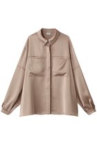 【マノフ/MANOF】のOUT POCKET SATIN SHIRTS シャツ/ブラウス PINK|ID:prp329100004240668