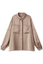 【マノフ/MANOF】のOUT POCKET SATIN SHIRTS シャツ/ブラウス PINK|ID: prp329100004240668 ipo3291000000035367508
