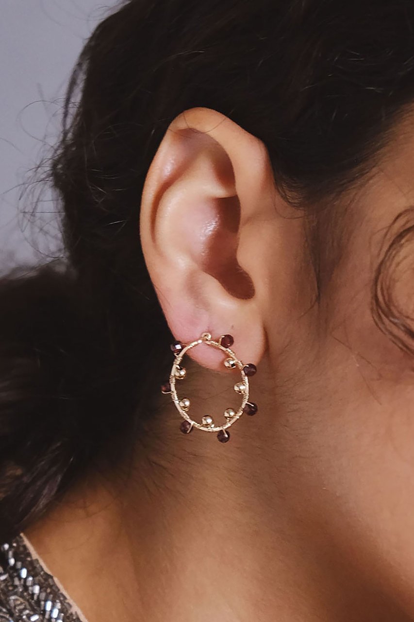 【ナチュラリジュエリ/NATURALI JEWELRY】のバブル巻きミニオーバルピアス 人気、トレンドファッション・服の通販 founy(ファニー) 　ファッション　Fashion　レディースファッション　Fashion for Women　ジュエリー　Jewelry　ファッションリング　Fashion Rings　イヤリング・フープ・ドロップタイプ　Hoop, Drop & Clip Earrings　おすすめ　Recommended / Our Picks　イヤリング　Earrings　オーバル　Oval Design　ストーン　Stone, Gem-Like　フォルム　Silhouette, Form　リュクス　Luxury, Elegant, High-End, Chic　other-2|ID: prp329100004240682 ipo3291000000035612435