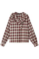 【ミズイロ インド/mizuiro ind】のcheck frill collar shirt シャツ 人気、トレンドファッション・服の通販 founy(ファニー) ファッション Fashion レディースファッション WOMEN トップス・カットソー Tops/Tshirt シャツ/ブラウス Shirts/Blouses A/W・秋冬 Aw・Autumn/Winter・Fw・Fall-Winter スウェット Sweat スリーブ Sleeve フリル Frills ロング Long NEW・新作・新着・新入荷 New Arrivals |ID:prp329100004240685