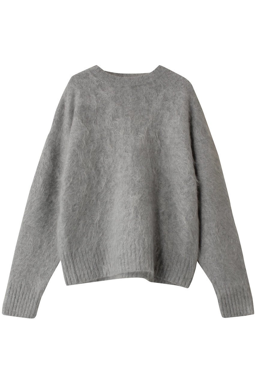 【ヒューエルミュージアム/hueLe Museum】の【hLM】ファータッチカシミヤクルーネック インテリア・キッズ・メンズ・レディースファッション・服の通販 founy(ファニー) 　ファッション　Fashion　レディースファッション　Fashion for Women　トップス・カットソー　Cut & Sew Tops　ニット　Knit Tops & Sweaters　カジュアルプルオーバー・ニットトップス　Pullovers & Knit Tops / Casual Pullovers　なめらか　Smooth, Silky Texture　A/W・秋冬　Autumn/Winter　グレー|ID: prp329100004240702 ipo3291000000035962302