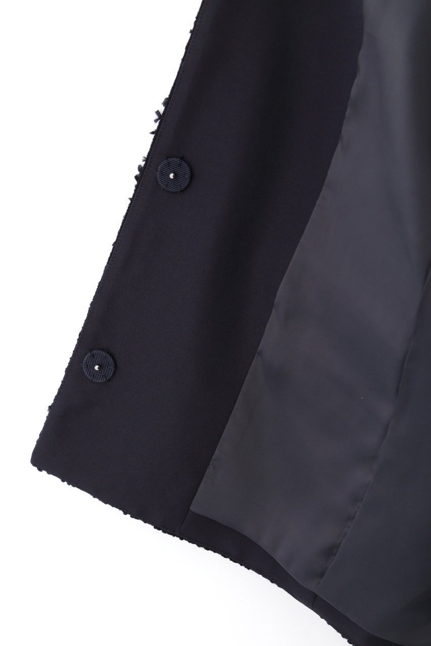 【ル フィル/LE PHIL】のフリンジツィードジャケット 人気、トレンドファッション・服の通販 founy(ファニー) 　ファッション　Fashion　レディースファッション　Fashion for Women　アウター　Coat / Outerwear Collection　レディースジャケット・軽アウター　Jackets　コンパクト　Compact, Small Size　ショート　Short, Short Length　ジャケット　Jacket, Outerwear　スリーブ　Sleeve, Long Sleeve / Short Sleeve　ツイード　Twill, Twill Weave　バランス　Balance, Style Balance　フレア　Flare, Flared　ボトム　Bottoms, Lower Wear　ミックス　Mix, Mixed Style　ロング　Long, Long-Length　エレガント 上品　Elegant　other-2|ID: prp329100004240706 ipo3291000000035863565