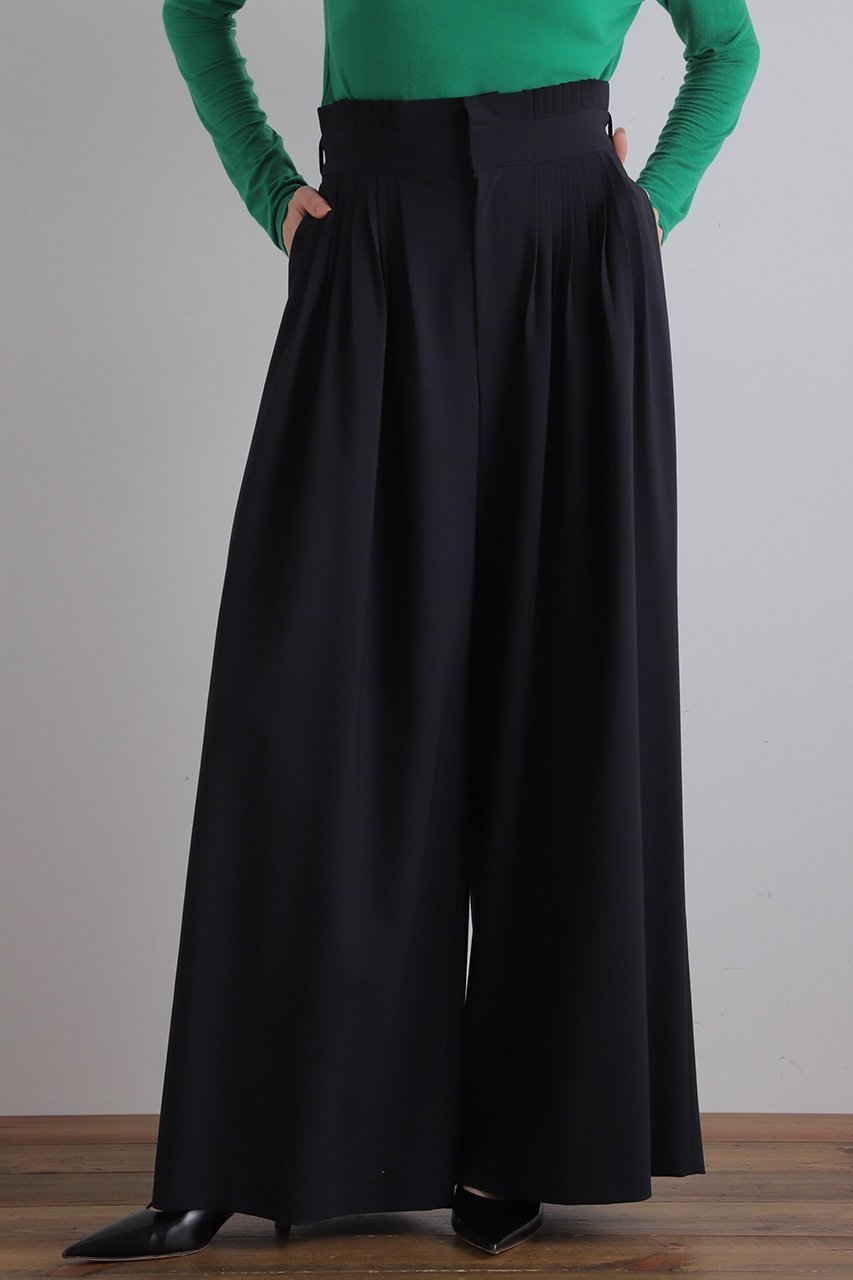 【ル フィル/LE PHIL】のドライウールパンツ 人気、トレンドファッション・服の通販 founy(ファニー) 　ファッション　Fashion　レディースファッション　Fashion for Women　パンツ　Pants & Trousers　ストレッチ　Stretch, Stretchy Fabric　プリーツ　Pleats, Pleated　other-4|ID: prp329100004240709 ipo3291000000033654683