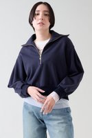 【マルティニーク/martinique】のハーフジップスウェット 人気、トレンドファッション・服の通販 founy(ファニー) ファッション Fashion レディースファッション Fashion for Women トップス・カットソー Cut & Sew Tops シャツ・ブラウス・オフィスカジュアル Elegant Blouses & Button-Ups レディースパーカー・カジュアルフーディー Casual Hoodies & Sweatshirts ロングTシャツ・Tシャツ Longline T-Shirts & Tees スウェット・クルーネックトップス Sweatshirts & Crewnecks / Relaxed Fit Sweat Tops カットソー・ベーシックTシャツ Cut-and-Sewn Tops / Stretch Tees & Basics おすすめ Recommended / Our Picks トレンド Trend, Trending Now フェミニン Feminine, Girly メンズ Men's, Menswear ループ Loop, Loop Knit 今季 This Season, Current Season 再入荷 Restock / Back in Stock |ID:prp329100004240722