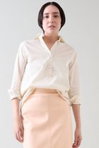 【マルティニーク/martinique】の《定番》パールスキッパーブラウス クリーム|ID: prp329100004240723 ipo3291000000035969451