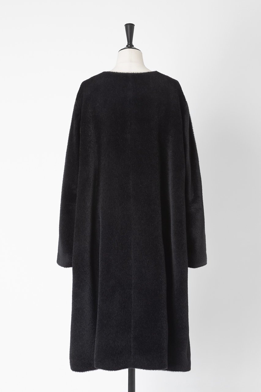 【オーヴィル/EAUVIRE】のノーカラーコート 人気、トレンドファッション・服の通販 founy(ファニー) 　ファッション　Fashion　レディースファッション　WOMEN　アウター　Coat Outerwear　コート　Coats　ミックス　Mix　ロング　Long　エレガント 上品　Elegant　other-3|ID: prp329100004240726 ipo3291000000031380078