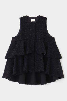 【ル フィル/LE PHIL】 フリンジツィードペプラムジレ人気、トレンドファッション・服の通販 founy(ファニー) ファッション Fashion レディースファッション WOMEN アウター Coat Outerwear ジャケット Jackets 2025年 2025 A/W・秋冬 Aw・Autumn/Winter・Fw・Fall-Winter S/S・春夏 Ss・Spring/Summer おすすめ Recommend エレガント 上品 Elegant コンパクト Compact ジャカード Jacquard ジャケット Jacket ツイード Tweed ドレス Dress フレア Flare ベスト Vest ペプラム Peplum ミックス Mix 夏 Summer 春 Spring |ID:prp329100004240727