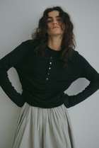 【エトレトウキョウ/ETRE TOKYO】のヘンリーネックレイヤードセットロンTee ブラック|ID: prp329100004242066 ipo3291000000032890864