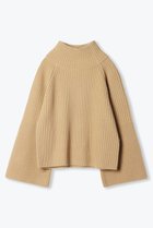 【レリル/lelill】のラムナイロンオフタートル 人気、トレンドファッション・服の通販 founy(ファニー) ファッション Fashion レディースファッション WOMEN トップス・カットソー Tops/Tshirt ニット Knit Tops プルオーバー Pullover フレアースリーブ Flared Sleeves NEW・新作・新着・新入荷 New Arrivals thumbnail ベージュ|ID: prp329100004242071 ipo3291000000029424100