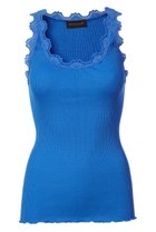 【ロサムンド/ROSEMUNDE】のレース付きタンクトップ シルクコットン アトランティスブルー|ID: prp329100004242074 ipo3291000000032891395