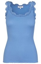 【ロサムンド/ROSEMUNDE】のレース付きタンクトップ シルクコットン ブルーヘブン|ID: prp329100004242074 ipo3291000000032891418