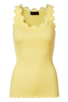 【ロサムンド/ROSEMUNDE】のレース付きタンクトップ シルクコットン メローイエロー|ID: prp329100004242074 ipo3291000000032891437