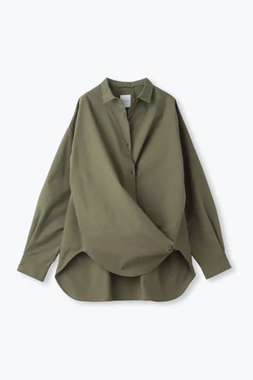 【レリル/lelill】のオーガニックタイプライター3WAYレギュラーシャツ 人気、トレンドファッション・服の通販 founy(ファニー) 　ファッション　Fashion　レディースファッション　Fashion for Women　トップス・カットソー　Cut & Sew Tops　シャツ・ブラウス・オフィスカジュアル　Elegant Blouses & Button-Ups　スリーブ　Sleeve, Long Sleeve / Short Sleeve　ブロード　Broadcloth, Fine Cotton　ミックス　Mix, Mixed Style　レギュラー　Regular, Standard Fit　ロング　Long, Long-Length　定番　Standard, Basic Item　other-8|ID: prp329100004242127 ipo3291000000032909280