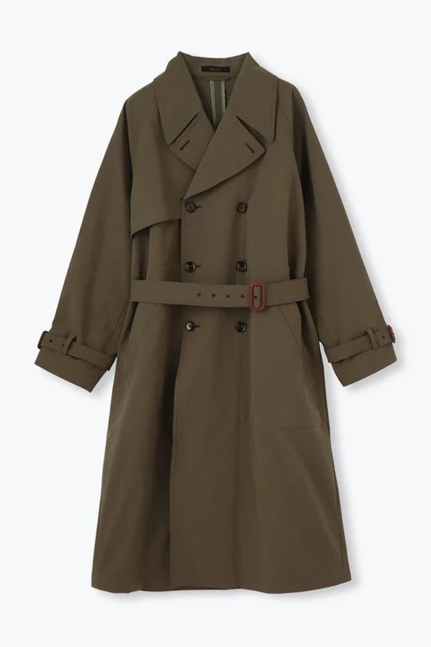 【レリル/lelill】のオールウェザートレンチVer.2 インテリア・キッズ・メンズ・レディースファッション・服の通販 founy(ファニー) 　ファッション　Fashion　レディースファッション　Fashion for Women　アウター　Coat / Outerwear Collection　コート・ロングコート・ピーコート　Long Coats, Peacoats & More　コンパクト　Compact, Small Size　ストレッチ　Stretch, Stretchy Fabric　ダブル　Double, Double-Breasted　ドローコード　Drawcord, Drawstring Cord　ロング　Long, Long-Length　定番　Standard, Basic Item　カーキ|ID: prp329100004242128 ipo3291000000032925439