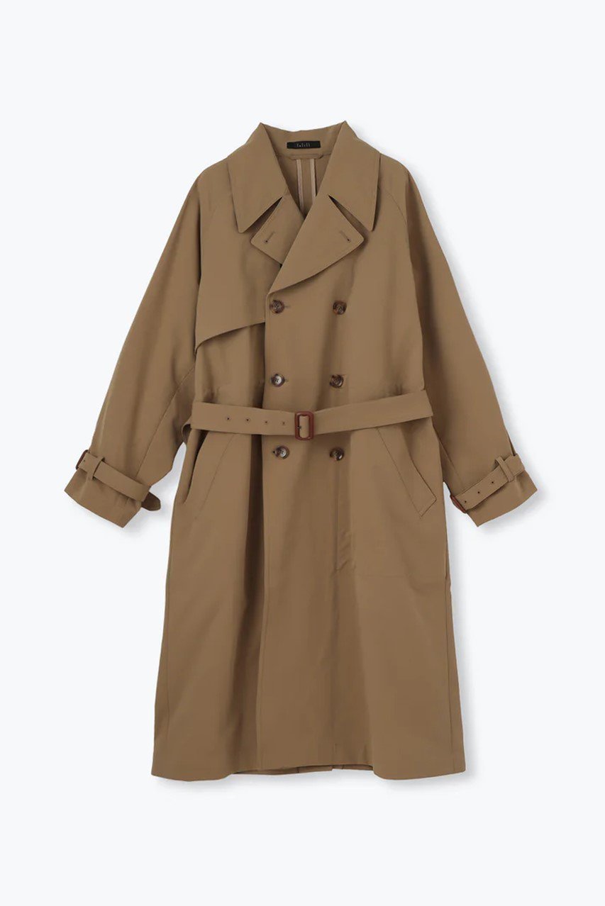 【レリル/lelill】のオールウェザートレンチVer.2 インテリア・キッズ・メンズ・レディースファッション・服の通販 founy(ファニー) 　ファッション　Fashion　レディースファッション　Fashion for Women　アウター　Coat / Outerwear Collection　コート・ロングコート・ピーコート　Long Coats, Peacoats & More　コンパクト　Compact, Small Size　ストレッチ　Stretch, Stretchy Fabric　ダブル　Double, Double-Breasted　ドローコード　Drawcord, Drawstring Cord　ロング　Long, Long-Length　定番　Standard, Basic Item　タン×キャメル|ID: prp329100004242128 ipo3291000000032925447