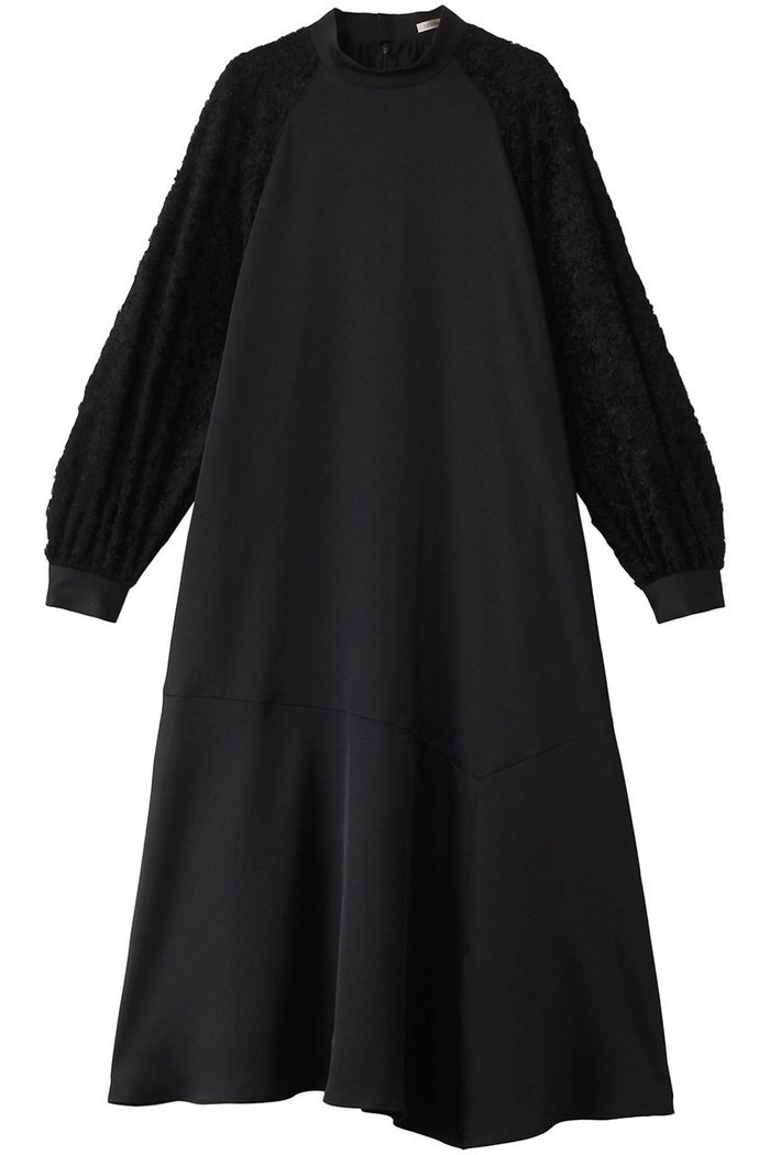 【デザイン ワークス/DESIGN WORKS】のカットJQコンビドレス インテリア・キッズ・メンズ・レディースファッション・服の通販 founy(ファニー) https://founy.com/ ファッション Fashion レディースファッション Fashion for Women ワンピース Dresses フォーマル・パーティードレス・結婚式用ドレス Elegant & Casual Dresses チュニック Tunic Tops & Dresses アシンメトリー Asymmetrical Style コンビ Combo, Combination Style シンプル Simple, Minimal ジャカード／ジャガード Jacquard, Woven Pattern スタンド Stand Collar, Upright Stand チュニック Tunic, Long Top ドレス Dress, One-Piece ヘムライン Hemline, Bottom Cut モダン Modern, Contemporary ロング Long, Long-Length |ID: prp329100004242136 ipo3291000000032884586