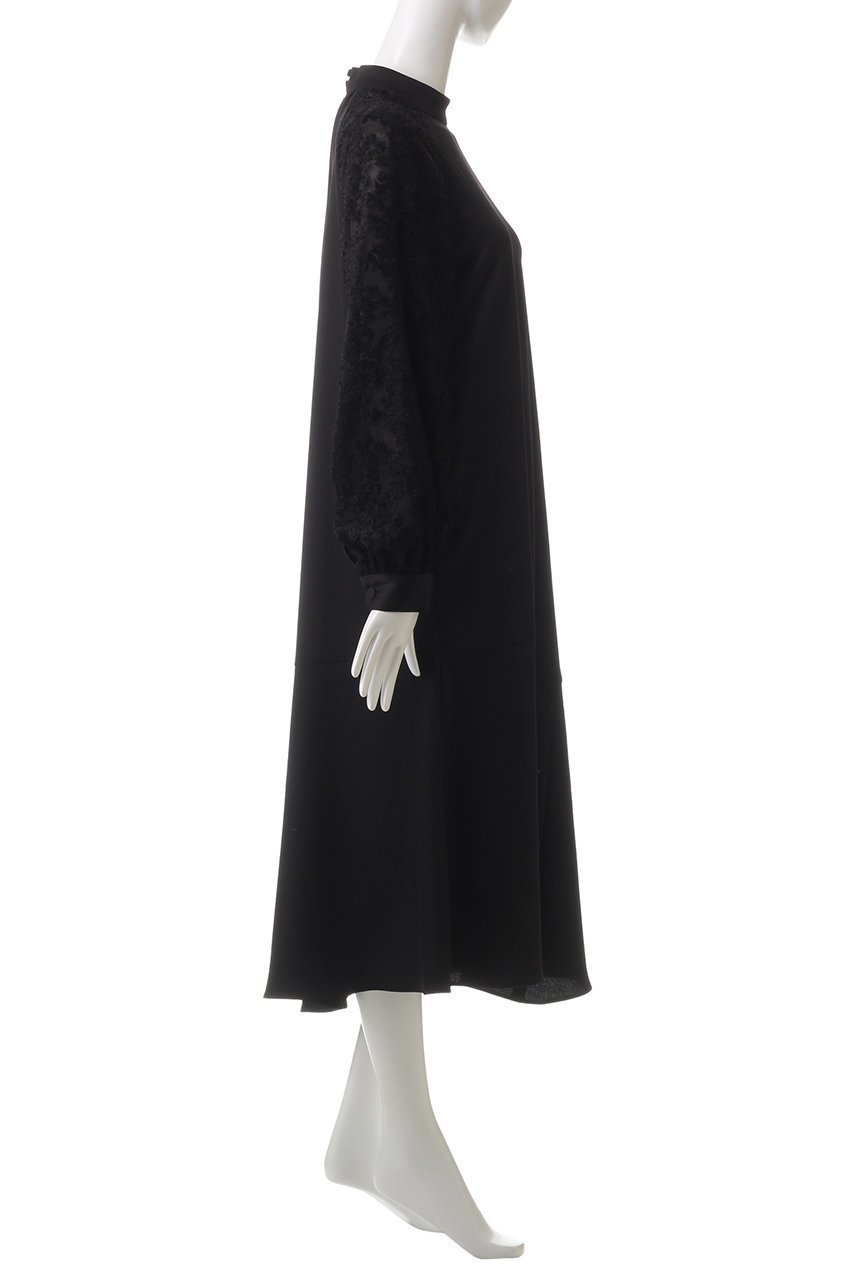 【デザイン ワークス/DESIGN WORKS】のカットJQコンビドレス 人気、トレンドファッション・服の通販 founy(ファニー) 　ファッション　Fashion　レディースファッション　Fashion for Women　ワンピース　Dresses　フォーマル・パーティードレス・結婚式用ドレス　Elegant & Casual Dresses　チュニック　Tunic Tops & Dresses　アシンメトリー　Asymmetrical Style　コンビ　Combo, Combination Style　シンプル　Simple, Minimal　ジャカード／ジャガード　Jacquard, Woven Pattern　スタンド　Stand Collar, Upright Stand　チュニック　Tunic, Long Top　ドレス　Dress, One-Piece　ヘムライン　Hemline, Bottom Cut　モダン　Modern, Contemporary　ロング　Long, Long-Length　other-3|ID: prp329100004242136 ipo3291000000032884596