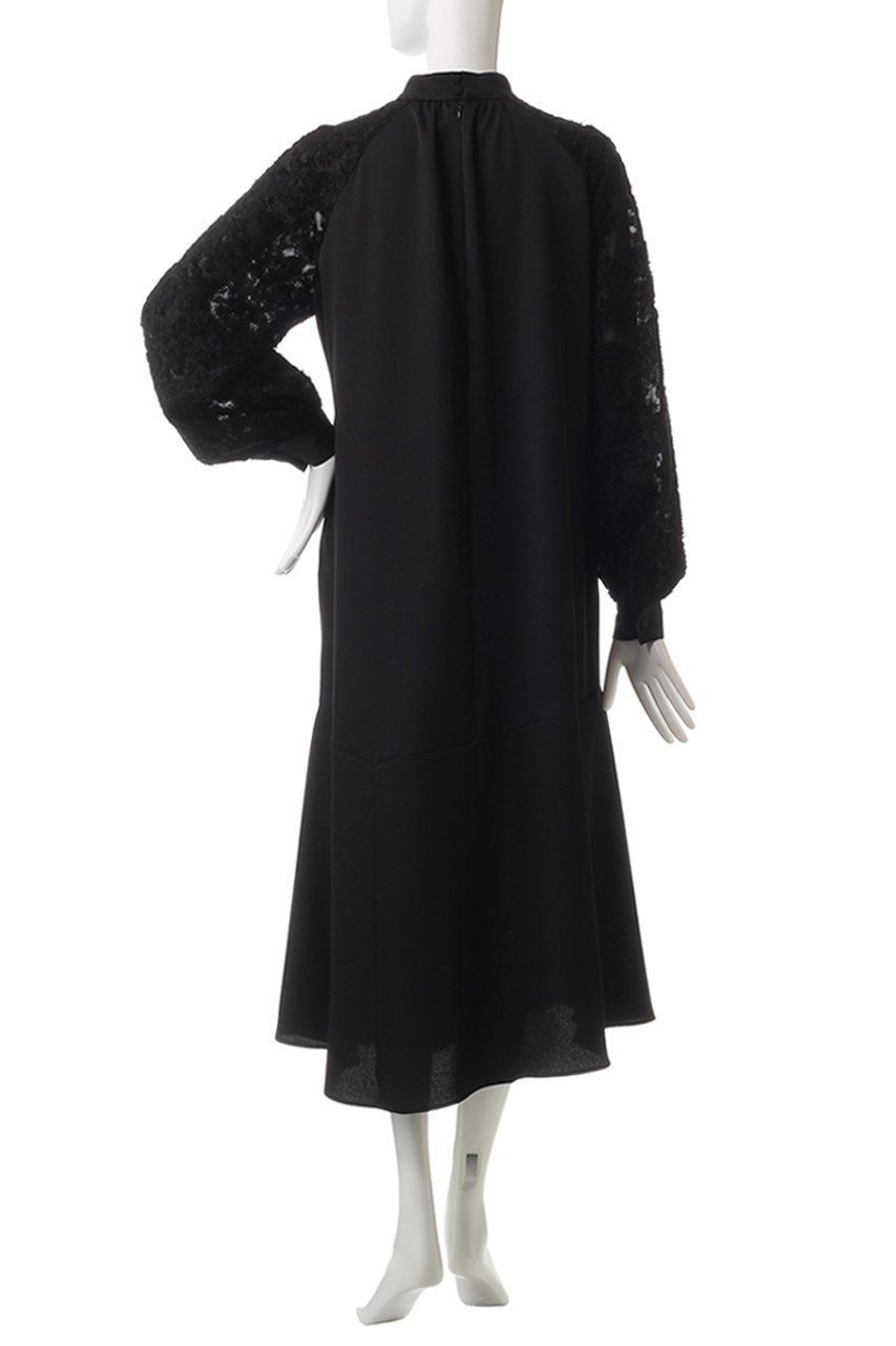 【デザイン ワークス/DESIGN WORKS】のカットJQコンビドレス 人気、トレンドファッション・服の通販 founy(ファニー) 　ファッション　Fashion　レディースファッション　Fashion for Women　ワンピース　Dresses　フォーマル・パーティードレス・結婚式用ドレス　Elegant & Casual Dresses　チュニック　Tunic Tops & Dresses　アシンメトリー　Asymmetrical Style　コンビ　Combo, Combination Style　シンプル　Simple, Minimal　ジャカード／ジャガード　Jacquard, Woven Pattern　スタンド　Stand Collar, Upright Stand　チュニック　Tunic, Long Top　ドレス　Dress, One-Piece　ヘムライン　Hemline, Bottom Cut　モダン　Modern, Contemporary　ロング　Long, Long-Length　other-4|ID: prp329100004242136 ipo3291000000035690277