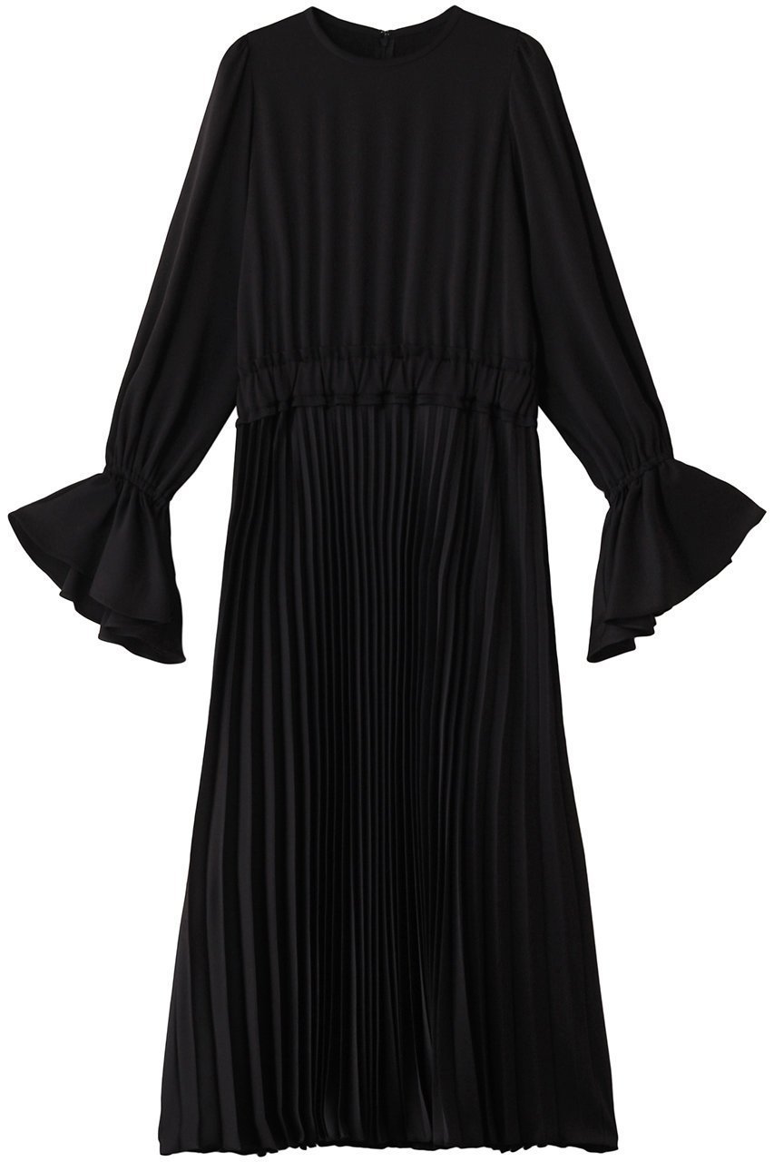 【デザイン ワークス/DESIGN WORKS】のサテンプリーツドレス 人気、トレンドファッション・服の通販 founy(ファニー) 　ファッション　Fashion　レディースファッション　Fashion for Women　ワンピース　Dresses　フォーマル・パーティードレス・結婚式用ドレス　Elegant & Casual Dresses　チュニック　Tunic Tops & Dresses　エレガント 上品　Elegant　サテン　Satin, Glossy Fabric　チュニック　Tunic, Long Top　ドレス　Dress, One-Piece　パーティ　Party, Party Style　フレア　Flare, Flared　プリーツ　Pleats, Pleated　ロング　Long, Long-Length　 other-1|ID: prp329100004242137 ipo3291000000032889363