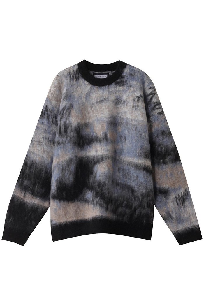【メゾンスペシャル/MAISON SPECIAL】の【UNISEX】プライムオーバーランドスケープペインティングニットPO インテリア・キッズ・メンズ・レディースファッション・服の通販 founy(ファニー) https://founy.com/ ファッション Fashion レディースファッション Fashion for Women トップス・カットソー Cut & Sew Tops ニット Knit Tops & Sweaters カジュアルプルオーバー・ニットトップス Pullovers & Knit Tops / Casual Pullovers ユニセックス Unisex, Genderless グラデーション Gradient, Ombre シンプル Simple, Minimal ジャカード／ジャガード Jacquard, Woven Pattern バランス Balance, Style Balance |ID: prp329100004242169 ipo3291000000032966666