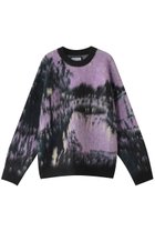 【メゾンスペシャル/MAISON SPECIAL】の【UNISEX】プライムオーバーランドスケープペインティングニットPO PPL(パープル)|ID: prp329100004242169 ipo3291000000032966681
