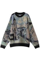 【メゾンスペシャル/MAISON SPECIAL】の【UNISEX】プライムオーバーランドスケープペインティングニットPO D.BLK(ブラック)|ID: prp329100004242169 ipo3291000000032966689