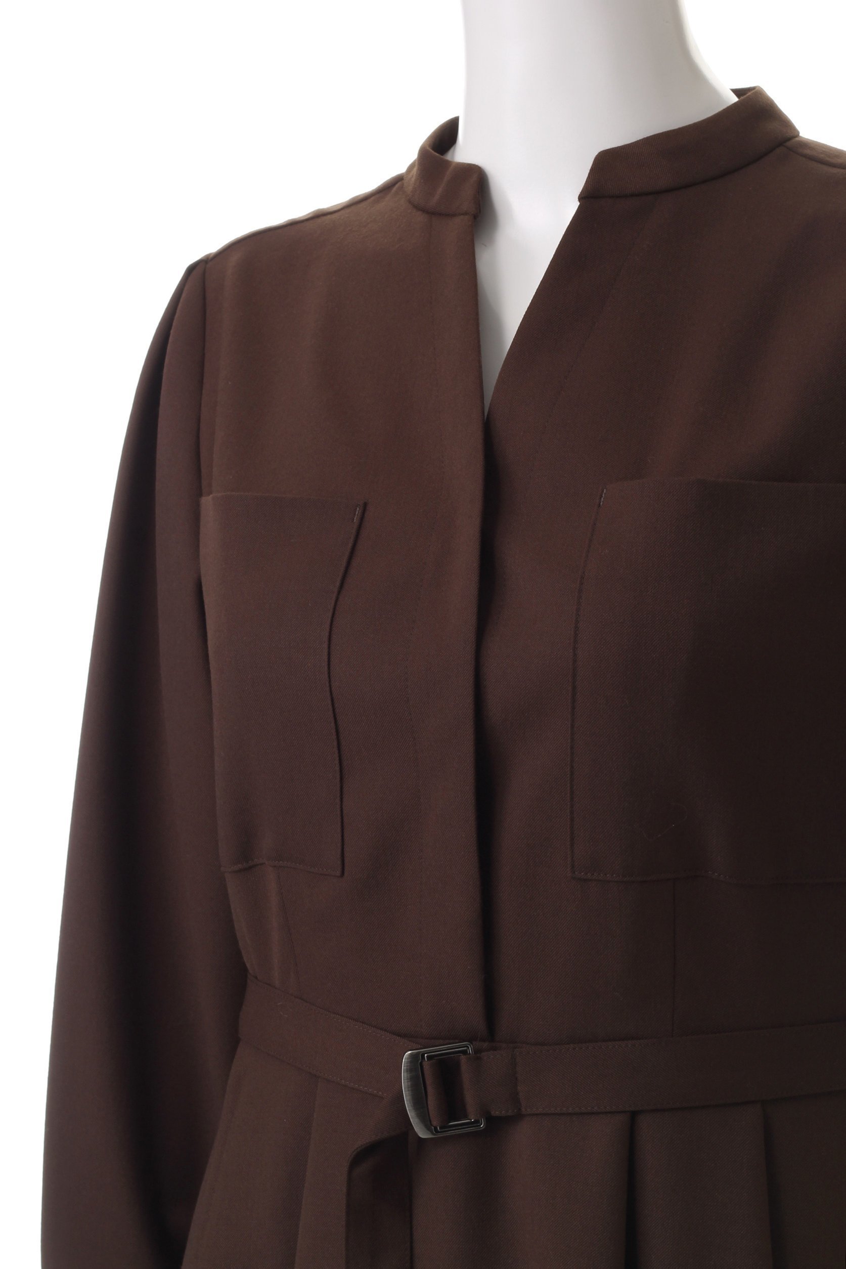 【アルアバイル/allureville】のスタンドカラータックワンピース 人気、トレンドファッション・服の通販 founy(ファニー) 　ファッション　Fashion　レディースファッション　Fashion for Women　ワンピース　Dresses　チュニック　Tunic Tops & Dresses　スリット　Slit, Slit Detail　チュニック　Tunic, Long Top　フィット　Fit, Slim Fit　フレア　Flare, Flared　ロング　Long, Long-Length　エレガント 上品　Elegant　other-5|ID: prp329100004242171 ipo3291000000032889825