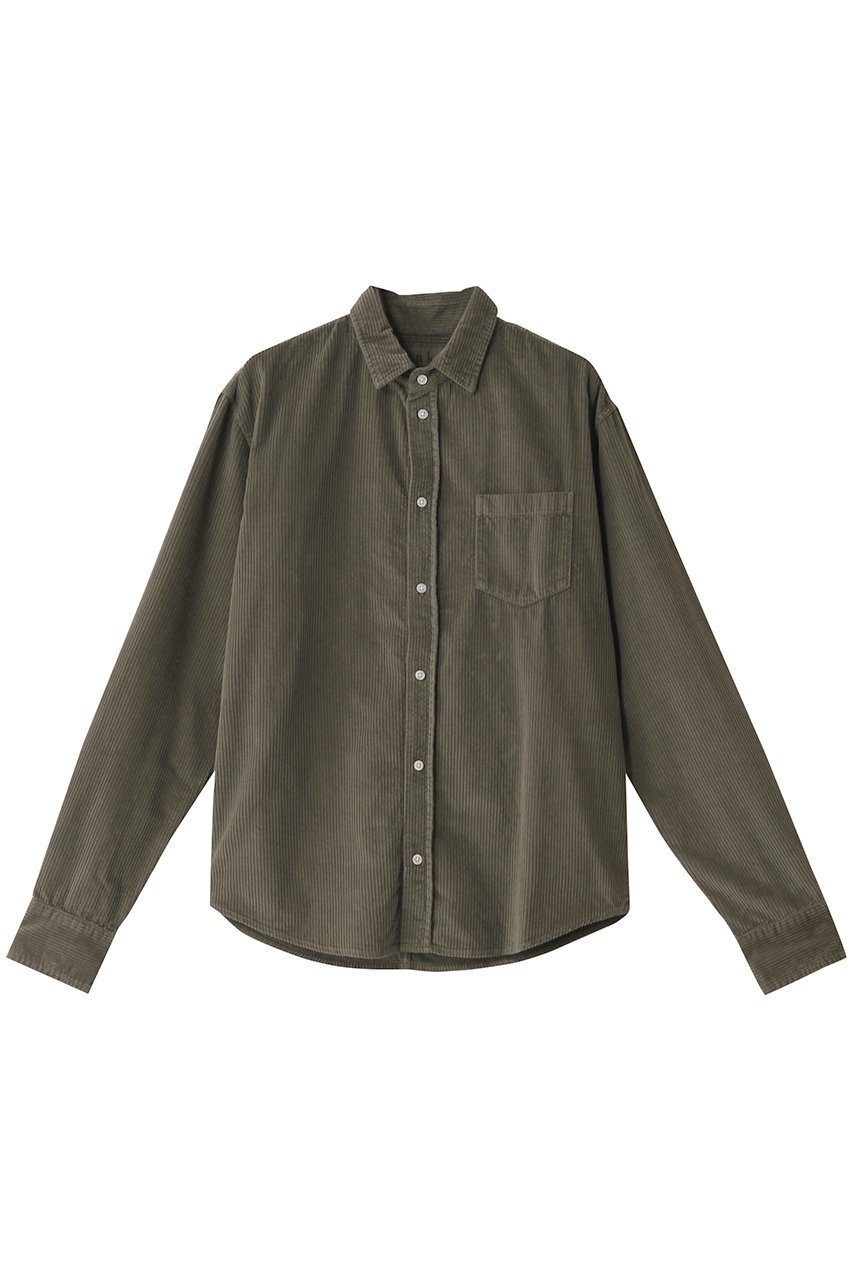 【フランク&アイリーン/Frank&Eileen / MEN】の【MEN】LUKE イタリアンコーデュロイ カラーシャツ インテリア・キッズ・メンズ・レディースファッション・服の通販 founy(ファニー) 　ファッション　Fashion　メンズファッション　Fashion for Men　コーデュロイ　Corduroy, Cord Fabric　スリーブ　Sleeve, Long Sleeve / Short Sleeve　ロング　Long, Long-Length　今季　This Season, Current Season　定番　Standard, Basic Item　A/W・秋冬　Autumn/Winter　グリーン|ID: prp329100004242173 ipo3291000000032886553