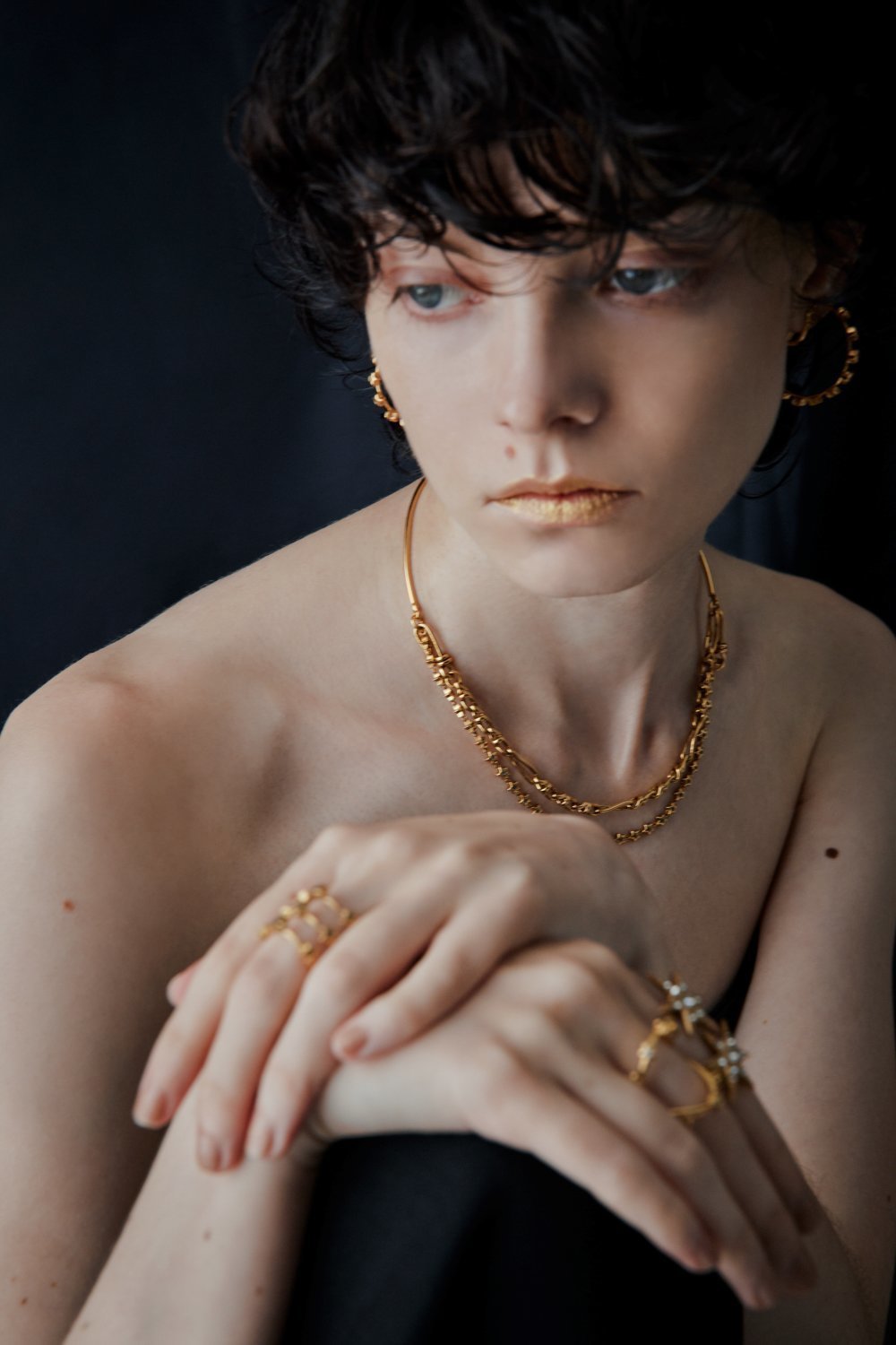 【アデル ビジュー/ADER bijoux】のTINY STAR 3way チョーカー 人気、トレンドファッション・服の通販 founy(ファニー) ファッション Fashion レディースファッション Fashion for Women ジュエリー Jewelry ネックレス Necklaces & Pendants チェーン Chain, Chain Strap チョーカー Tulle, Mesh Fabric ネックレス Necklace, Pendant Necklace メタル Metal, Metal Parts モチーフ Motif, Design Theme other-2|ID: prp329100004242174 ipo3291000000035400971