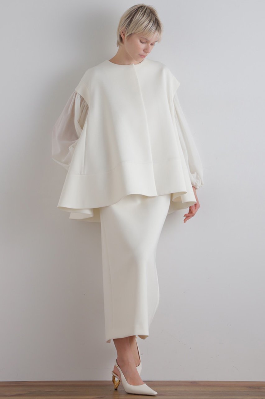【ル フィル/LE PHIL】のトリアセスキューバジレ 人気、トレンドファッション・服の通販 founy(ファニー) 　ファッション　Fashion　レディースファッション　WOMEN　アウター　Coat Outerwear　ジャケット　Jackets　なめらか　Smooth　インナー　Inner　ジャケット　Jacket　ノースリーブ　No Sleeve　フォルム　Form　フレア　Flare　ベスト　Vest　リュクス　Luxe　エレガント 上品　Elegant　other-8|ID: prp329100004242182 ipo3291000000031661107