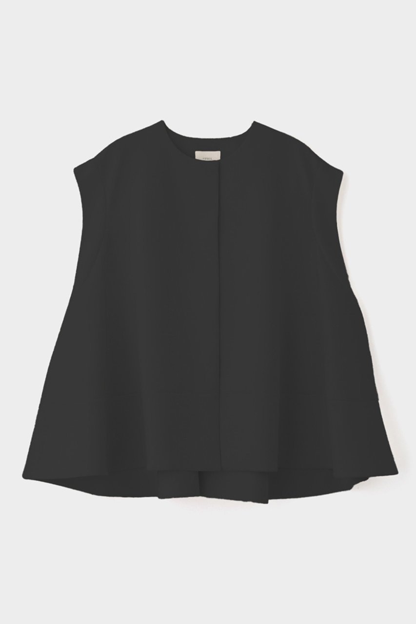 【ル フィル/LE PHIL】のトリアセスキューバジレ 人気、トレンドファッション・服の通販 founy(ファニー) 　ファッション　Fashion　レディースファッション　Fashion for Women　アウター　Coat / Outerwear Collection　レディースジャケット・軽アウター　Jackets　なめらか　Smooth, Silky Texture　インナー　Innerwear　ジャケット　Jacket, Outerwear　ノースリーブ　Sleeveless, No-Sleeve　フォルム　Silhouette, Form　フレア　Flare, Flared　ベスト　Vest, Waistcoat　リュクス　Luxury, Elegant, High-End, Chic　エレガント 上品　Elegant　 other-1|ID: prp329100004242182 ipo3291000000032930158