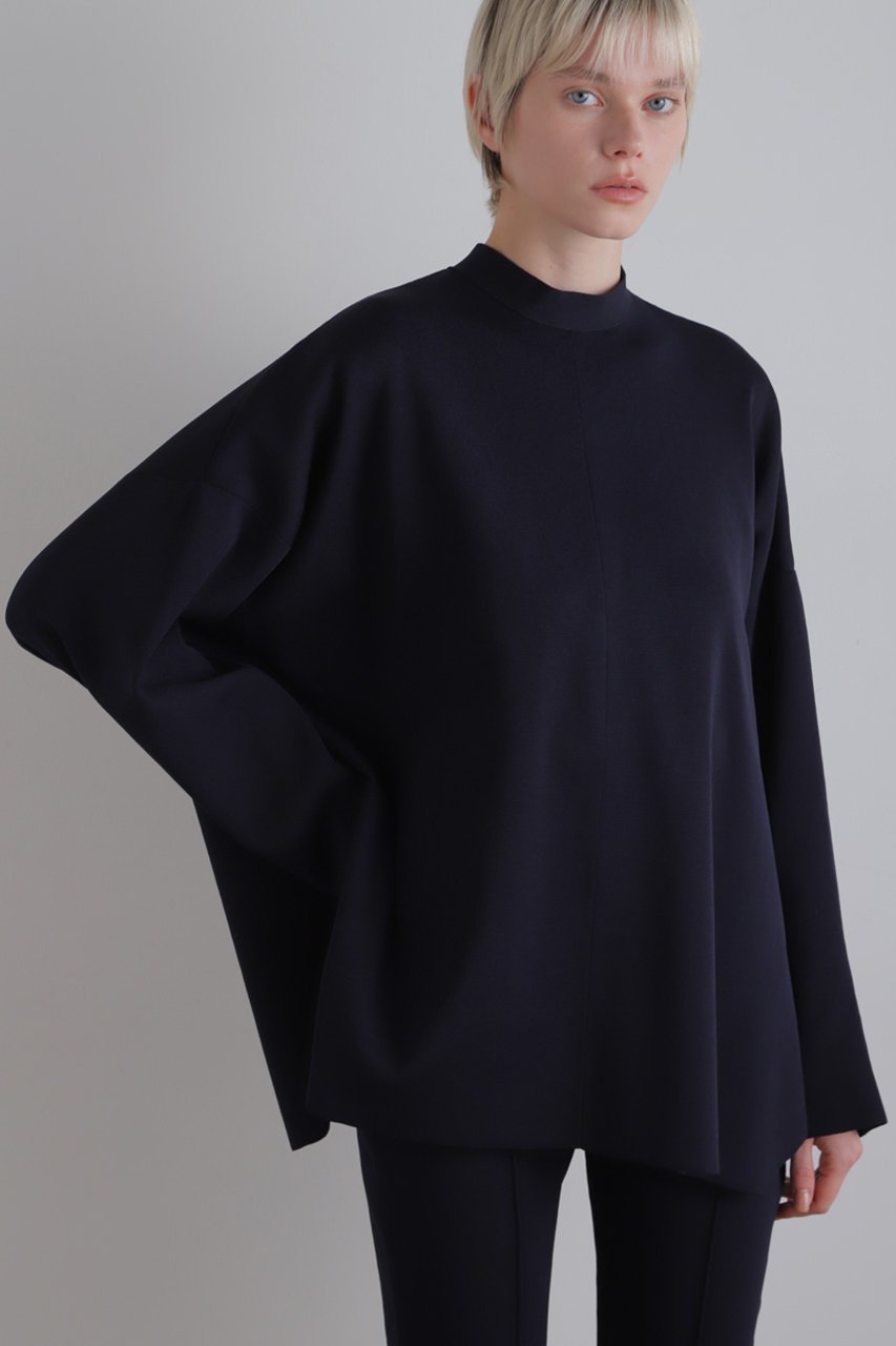 【ル フィル/LE PHIL】のダブルジャガードニット 人気、トレンドファッション・服の通販 founy(ファニー) 　ファッション　Fashion　レディースファッション　Fashion for Women　トップス・カットソー　Cut & Sew Tops　ニット　Knit Tops & Sweaters　カジュアルプルオーバー・ニットトップス　Pullovers & Knit Tops / Casual Pullovers　シンプル　Simple, Minimal　スタンド　Stand Collar, Upright Stand　ストレート　Straight, Straight Cut　スリーブ　Sleeve, Long Sleeve / Short Sleeve　セットアップ　Set-Up, Coordinated Outfit　テクスチャー　Texture, Textured Fabric　リラックス　Relax, Relaxed Fit　エレガント 上品　Elegant　other-3|ID: prp329100004242186 ipo3291000000032955012