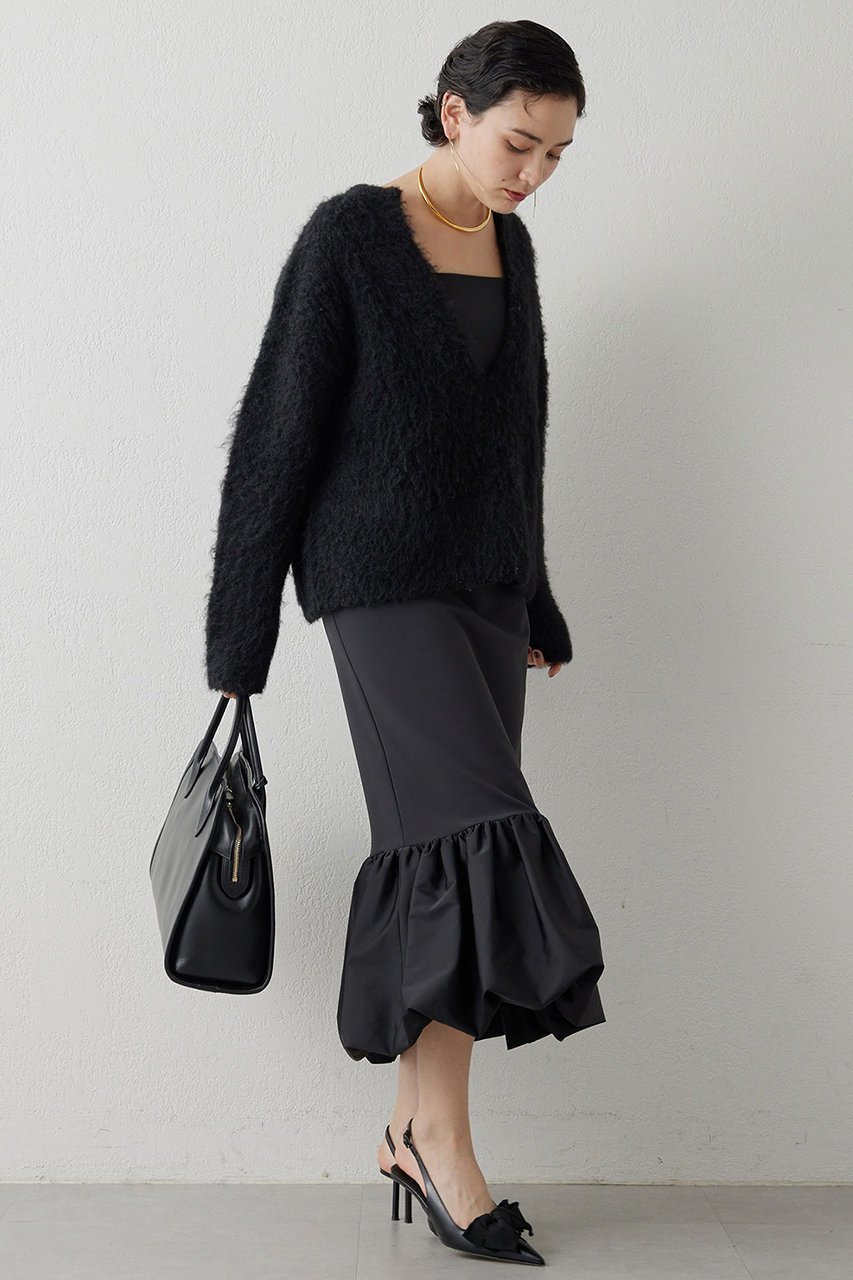 【ウィムガゼット/Whim Gazette】のバルーンキャミワンピース 人気、トレンドファッション・服の通販 founy(ファニー) 　ファッション　Fashion　レディースファッション　Fashion for Women　ワンピース　Dresses　キャミソールワンピース　Camisole Dresses　チュニック　Tunic Tops & Dresses　エレガント 上品　Elegant　キャミワンピース　Cami Dress, Slip Dress　ストレッチ　Stretch, Stretchy Fabric　チュニック　Tunic, Long Top　バルーン　Balloon, Balloon Silhouette　ベーシック　Basic, Essential　ボンディング　Bonding, Bonded Fabric　ロング　Long, Long-Length　other-5|ID: prp329100004243271 ipo3291000000032879951