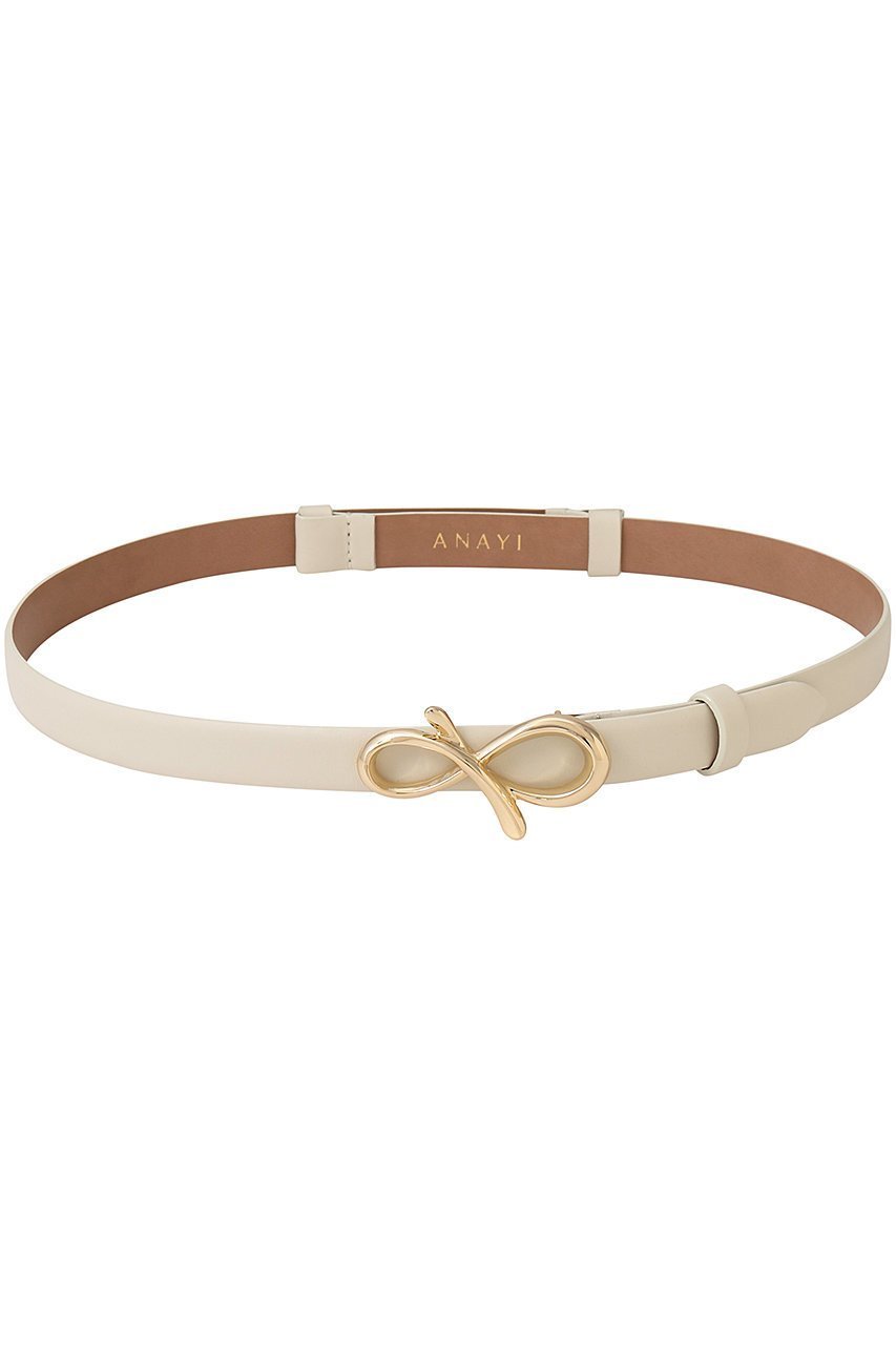 【アナイ/ANAYI】のモチーフバックルBELT インテリア・キッズ・メンズ・レディースファッション・服の通販 founy(ファニー) 　ファッション　Fashion　レディースファッション　Fashion for Women　バッグ　Bags　ベルト&ウエストマーク　Belts & Waist Accessories　フェミニン　Feminine, Girly　モチーフ　Motif, Design Theme　リボン　Ribbon, Bow　エレガント 上品　Elegant　オフホワイト|ID: prp329100004243276 ipo3291000000032821724