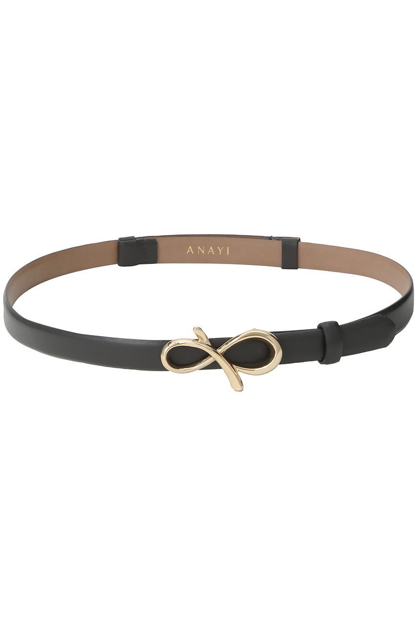 【アナイ/ANAYI】のモチーフバックルBELT インテリア・キッズ・メンズ・レディースファッション・服の通販 founy(ファニー) 　ファッション　Fashion　レディースファッション　Fashion for Women　バッグ　Bags　ベルト&ウエストマーク　Belts & Waist Accessories　フェミニン　Feminine, Girly　モチーフ　Motif, Design Theme　リボン　Ribbon, Bow　エレガント 上品　Elegant　チャコールグレー|ID: prp329100004243276 ipo3291000000032821725