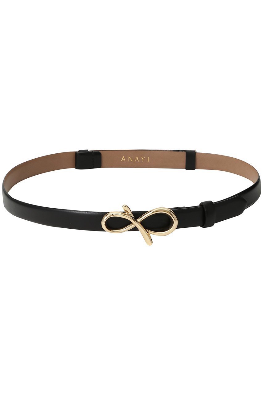 【アナイ/ANAYI】のモチーフバックルBELT インテリア・キッズ・メンズ・レディースファッション・服の通販 founy(ファニー) 　ファッション　Fashion　レディースファッション　Fashion for Women　バッグ　Bags　ベルト&ウエストマーク　Belts & Waist Accessories　フェミニン　Feminine, Girly　モチーフ　Motif, Design Theme　リボン　Ribbon, Bow　エレガント 上品　Elegant　ブラック|ID: prp329100004243276 ipo3291000000032821726